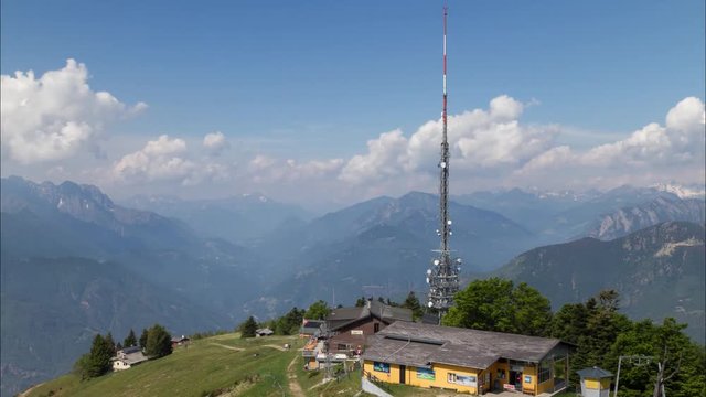 Cimetta mountain in Switzerland