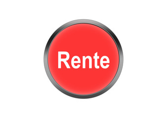 Button Rot Symbol Knopf Rund