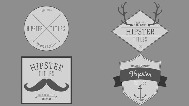 Hipster Badge Titles