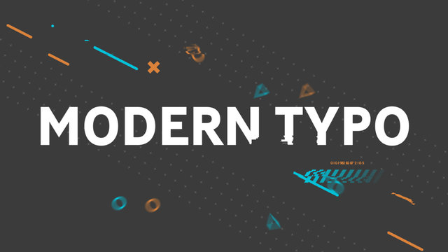 Modern Glitch Title