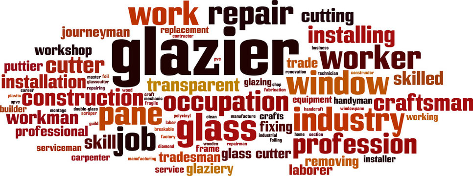 Glazier Word Cloud