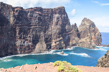 Fototapeta na wymiar North coast of Ponta de Sao Lourenco, Madeira, Portugal