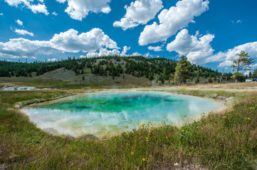 Natural Hot Spring, Yellowstone National Park