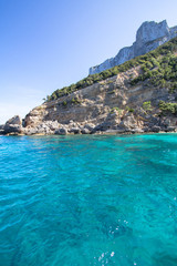 Obraz premium Cala Mariolu beach on the Sardinia island, Italy