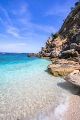 Cala Mariolu beach on the Sardinia island, Italy © robertdering
