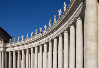 St. Peter's Square, Vatican City, Italy.