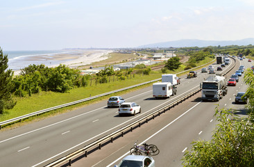 Colwyn Bay A55 main road