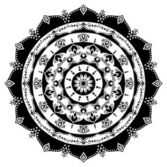 Mandala vector ornament	