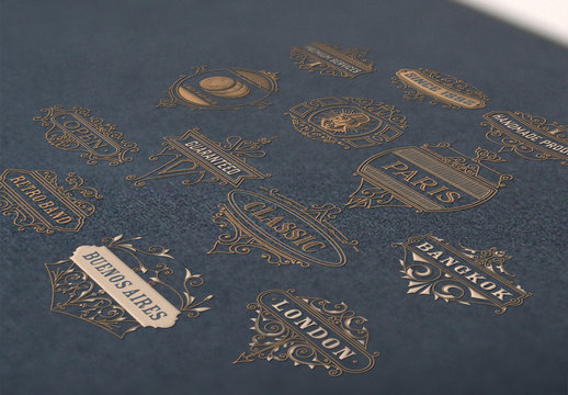 13 Ornamental Banners Set
