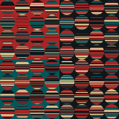 Abstract Background with Circles and Lines