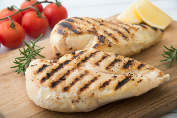 grilled chicken breast © ahirao