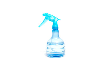 blue sprayer isolated on white background