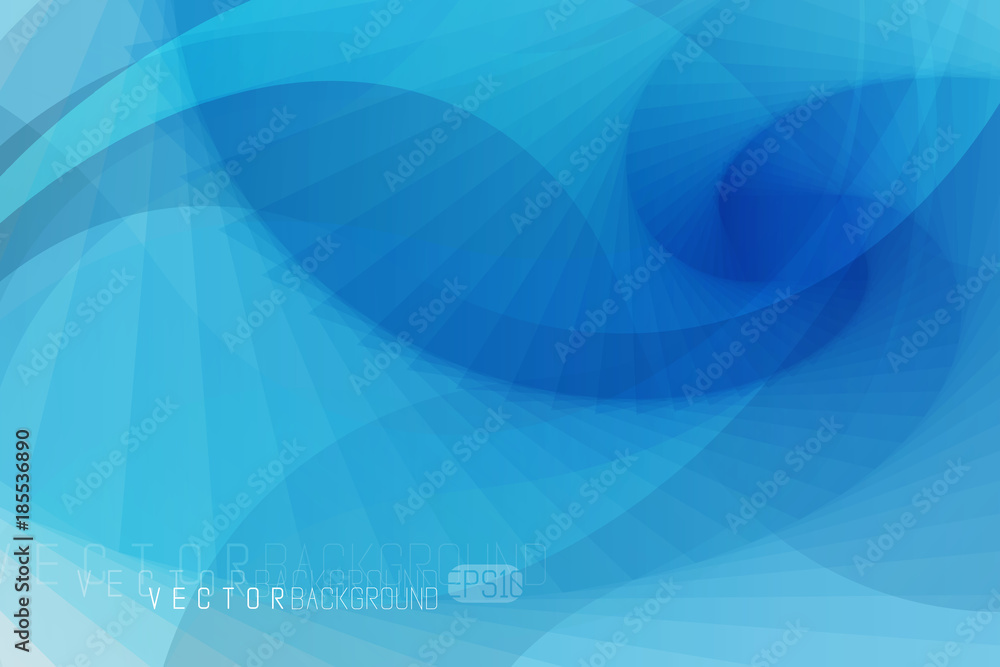 Poster elegant vector abstract background. blue abstract wave background. backdrop in cold colors with ligh