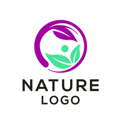 nature logo vector