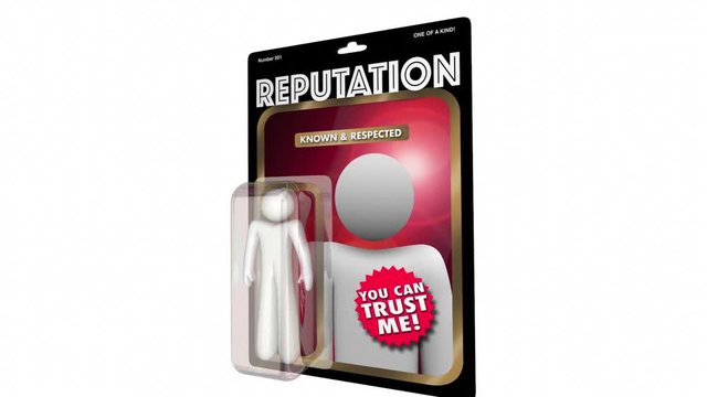 Reputation Most Trusted Person Action Figure 3d Animation