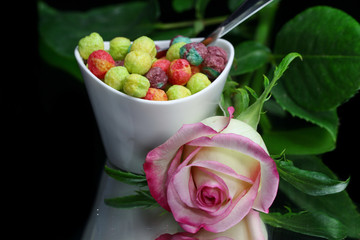 A close up of a Rose flowers