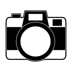 Vintage photographic camera icon vector illustration graphic design