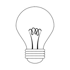 Bulb light energy icon vector illustration graphic design