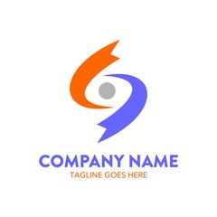 Internet Service Logo. Abstract. Technology