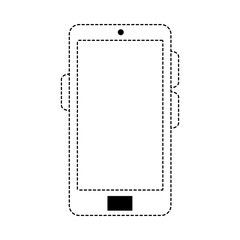 Smartphone mobile technology icon vector illustration graphic design