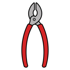 pliers tool isolated icon