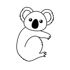 koala  vector illustration