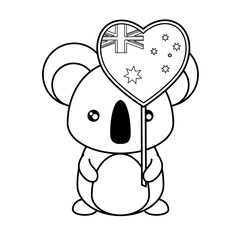 koala  vector illustration
