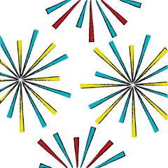 fireworks splash pattern background