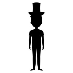 man with cilinder hat avatar