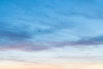 Morning sky colors abstract background 
