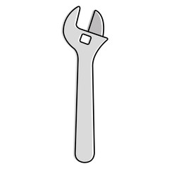 wrench tool isolated icon