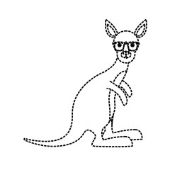 kangaroo vector illustration
