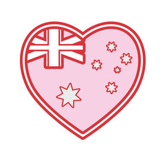 Obraz premium flag of australia vector illustration