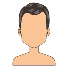 young man shirtless avatar character