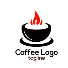 coffee logo template