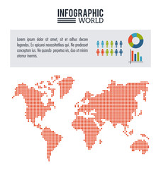 Earth world infographic population icon vector illustration graphic design