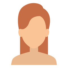 beautiful woman shirtless avatar character