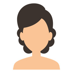 beautiful woman shirtless avatar character