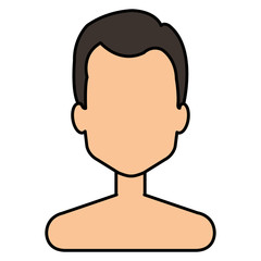 young man shirtless avatar character