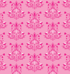Classic Pink seamless pattern