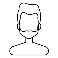 young man shirtless avatar character