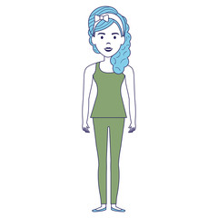 beautiful woman avatar character