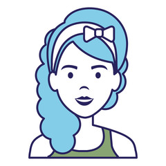 beautiful woman avatar character