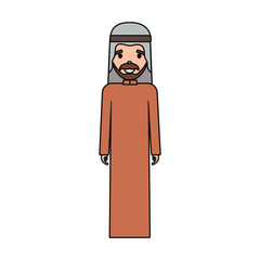 Arab man cartoon
