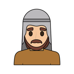 Arab man cartoon