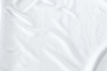 Abstract white fabric texture use for white texture background