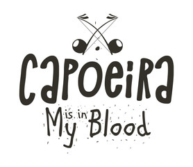 Capoeira fighting dance