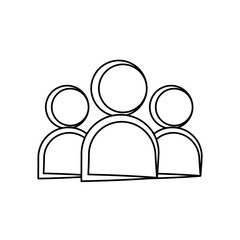 Contact people avatar symbol