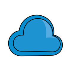 Cloud computing symbol