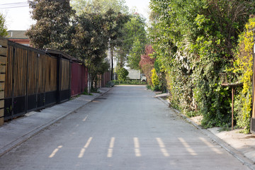 Condo houses in Santiago, Chile.